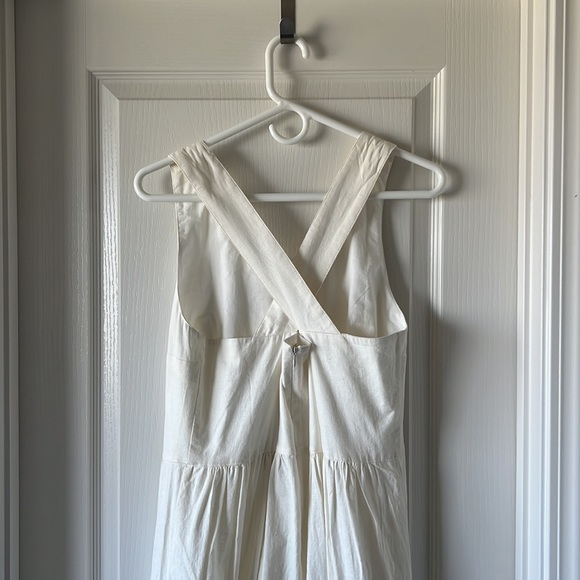 Tahari Linen Crossback Dress NWT - Picture 2 of 3